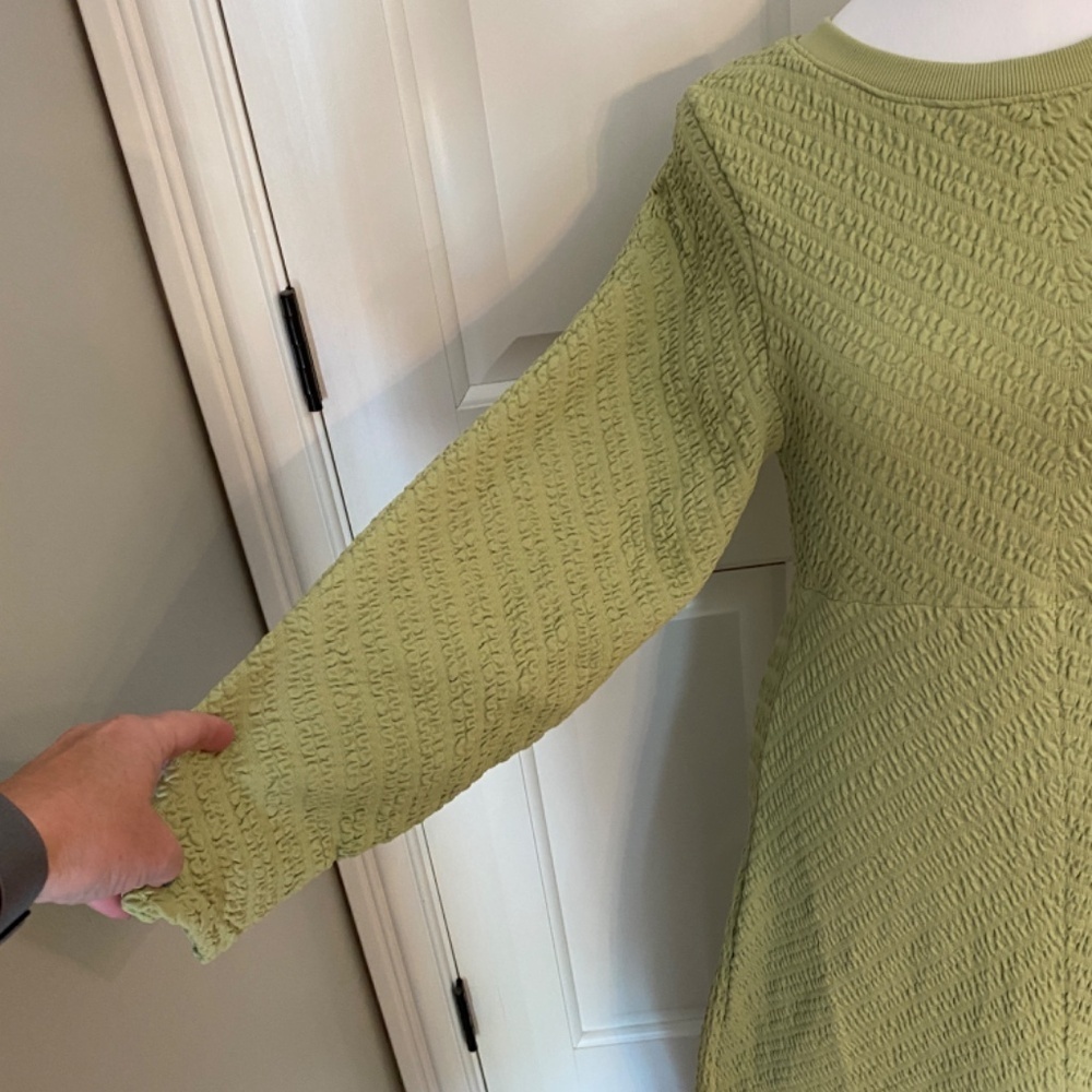 New! Free people Gabby Seamless Midi Dress Green nwot 33499 - Picture 6 of 14